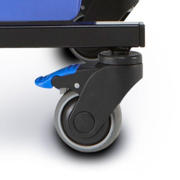HydroFlex Features-10-4 Fully Braked Castors
