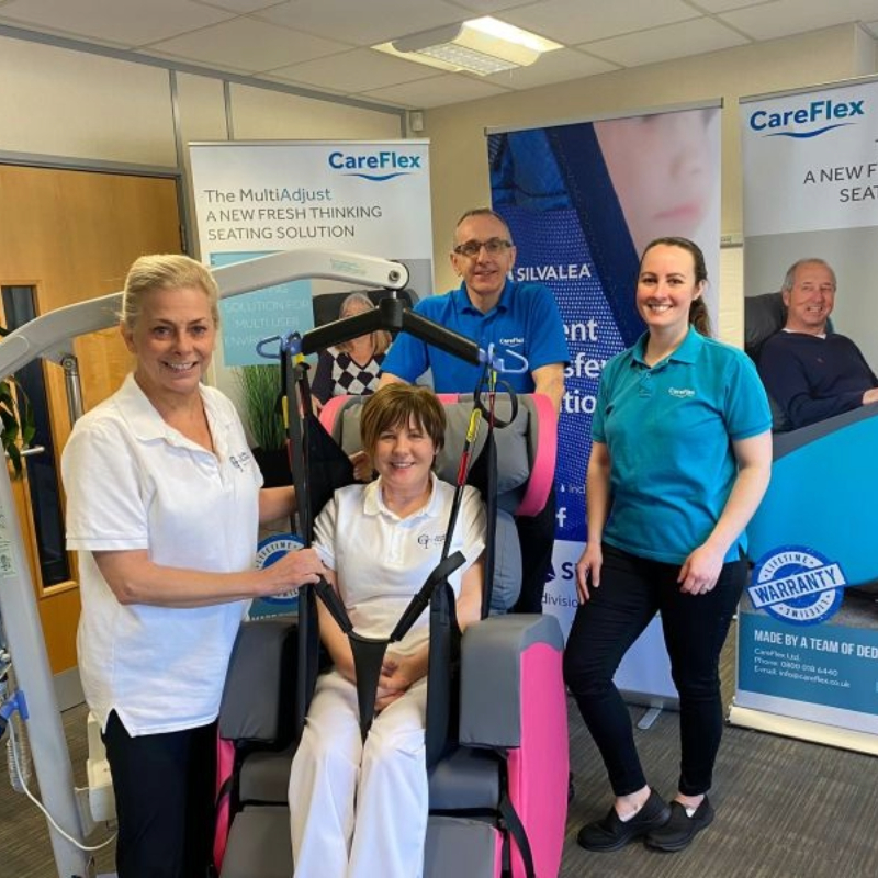 CareFlex team at specialist seating training