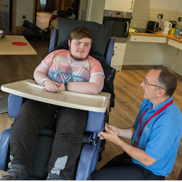 teen sat in hydroflex at star college